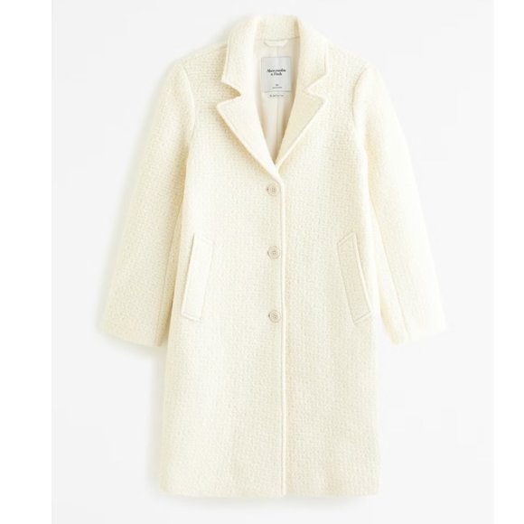 Abercrombie & Fitch Jackets & Blazers - Abercrombie & Fitch Wool-Blend Dad Coat